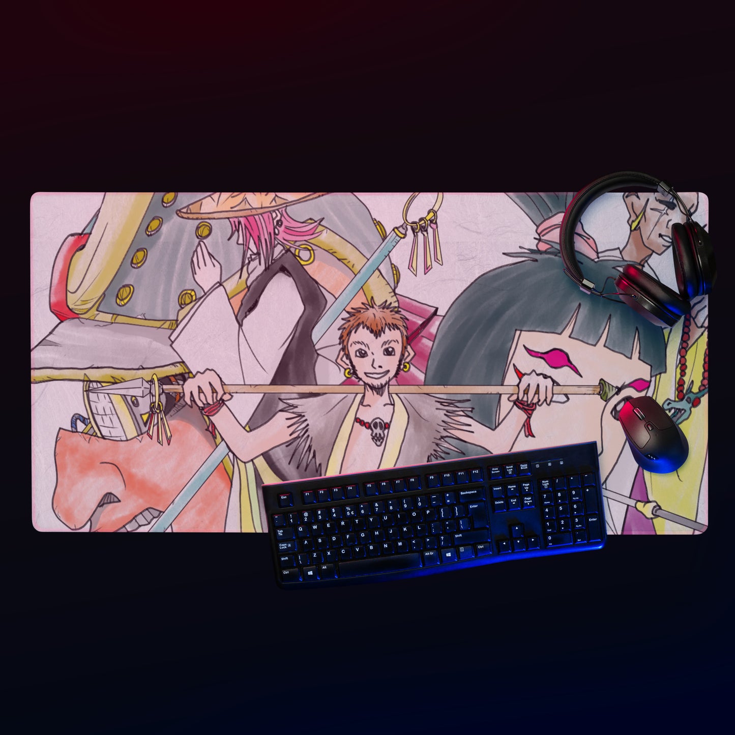 Gaming mouse pad UKIYOE