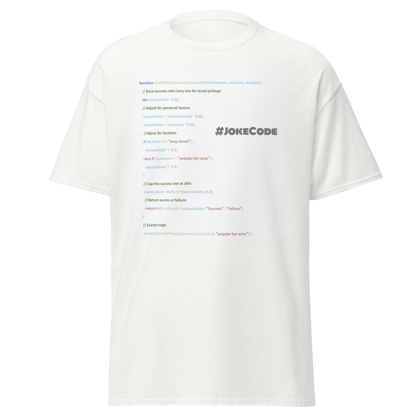 ユニセックスTシャツ JokeCode 2